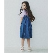 ザ ショップ ティーケー（キッズ）(THE SHOP TK(Kids))の【110－160/親子リンク】デニムジャンスカ/洗濯機OK9