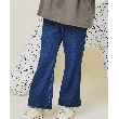 ザ ショップ ティーケー（キッズ）(THE SHOP TK(Kids))の【110－160】のびーるフレアパンツ/洗濯機OK ブルー(092)