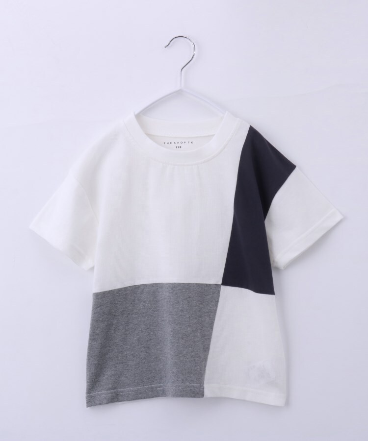 ザ ショップ ティーケー（キッズ）(THE SHOP TK(Kids))の【110-150/再入荷！パパとおそろい】ブロッキングTシャツ9