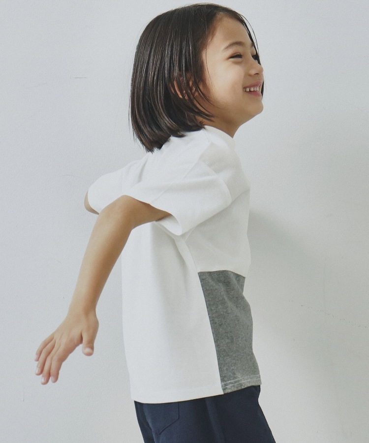 ザ ショップ ティーケー（キッズ）(THE SHOP TK(Kids))の【110-150/再入荷！パパとおそろい】ブロッキングTシャツ8
