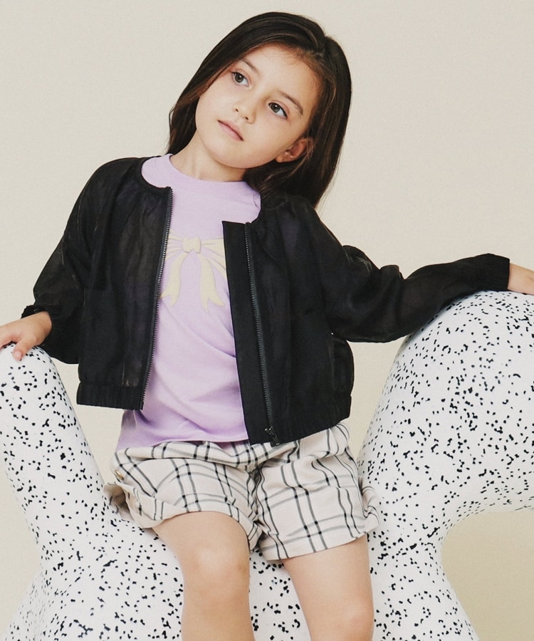 ザ ショップ ティーケー（キッズ）(THE SHOP TK(Kids))の【110-160/親子リンク風】シアーブルゾン2