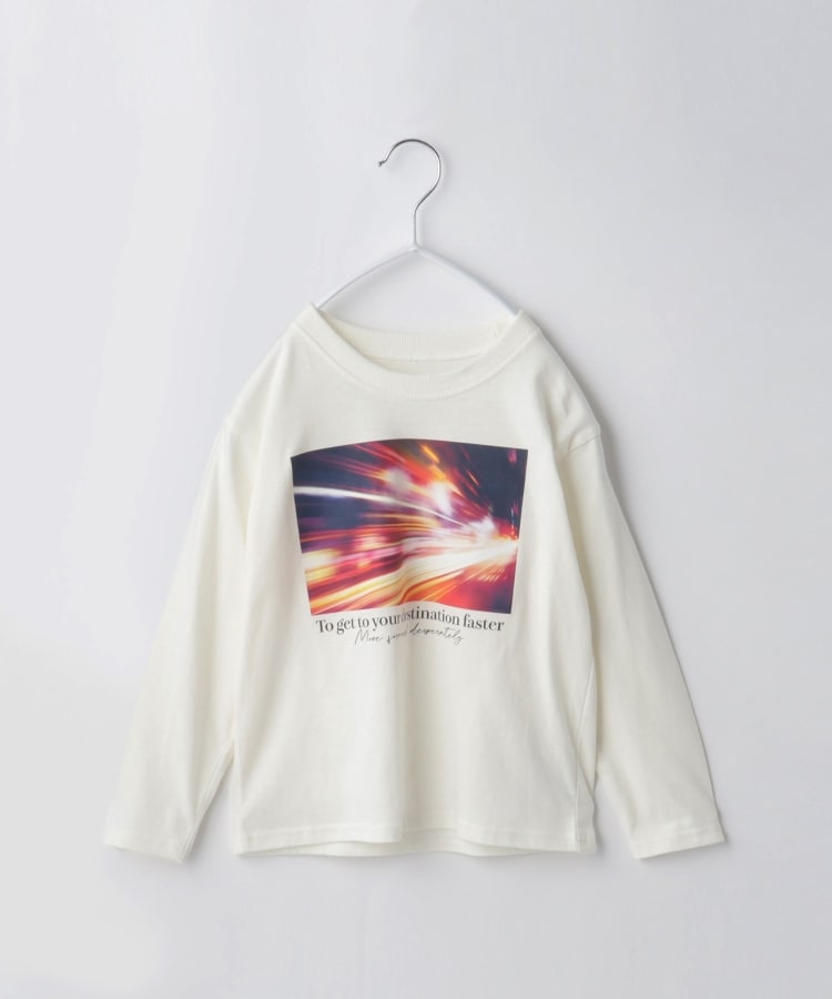 ザ ショップ ティーケー（キッズ）(THE SHOP TK(Kids))の【110－160/親子リンク】オーガビッツコットンプリントTシャツ/洗濯機OK21
