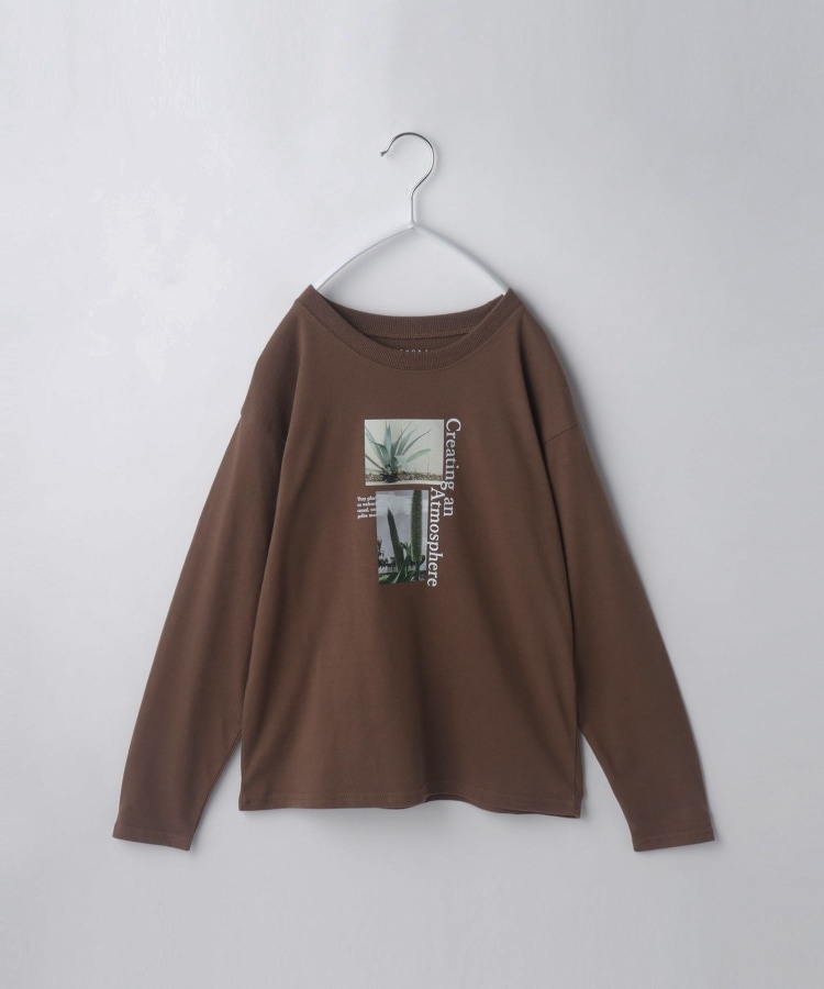 ザ ショップ ティーケー（キッズ）(THE SHOP TK(Kids))の【110－160/親子リンク】オーガビッツコットンプリントTシャツ/洗濯機OK31