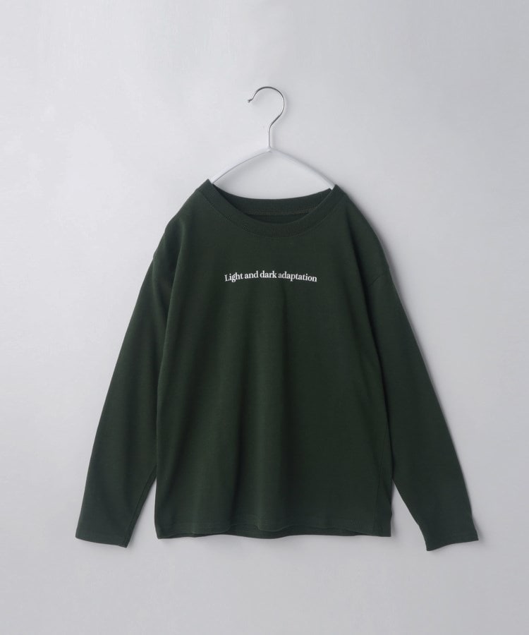 ザ ショップ ティーケー（キッズ）(THE SHOP TK(Kids))の【110－160/親子リンク】オーガビッツコットンプリントTシャツ/洗濯機OK グリーン(122)