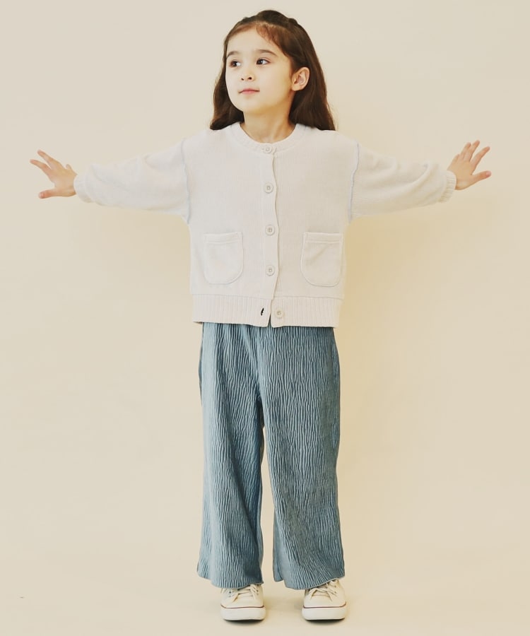 ザ ショップ ティーケー（キッズ）(THE SHOP TK(Kids))の【100－160/親子リンク】カットモールカーディガン/洗濯機OK18