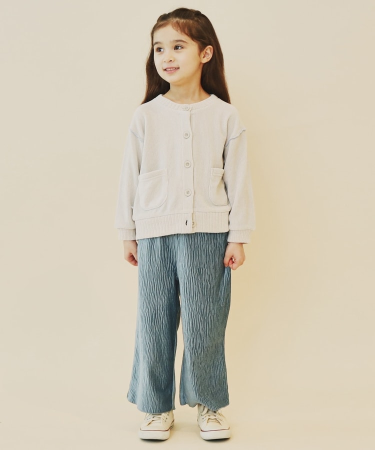 ザ ショップ ティーケー（キッズ）(THE SHOP TK(Kids))の【100－160/親子リンク】カットモールカーディガン/洗濯機OK20