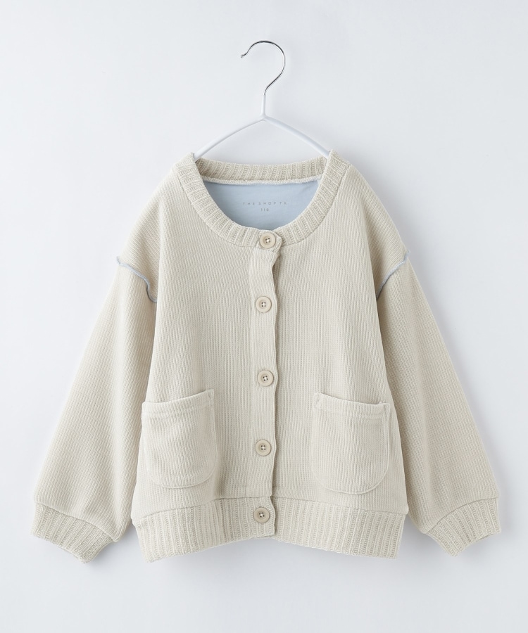 ザ ショップ ティーケー（キッズ）(THE SHOP TK(Kids))の【100－160/親子リンク】カットモールカーディガン/洗濯機OK30