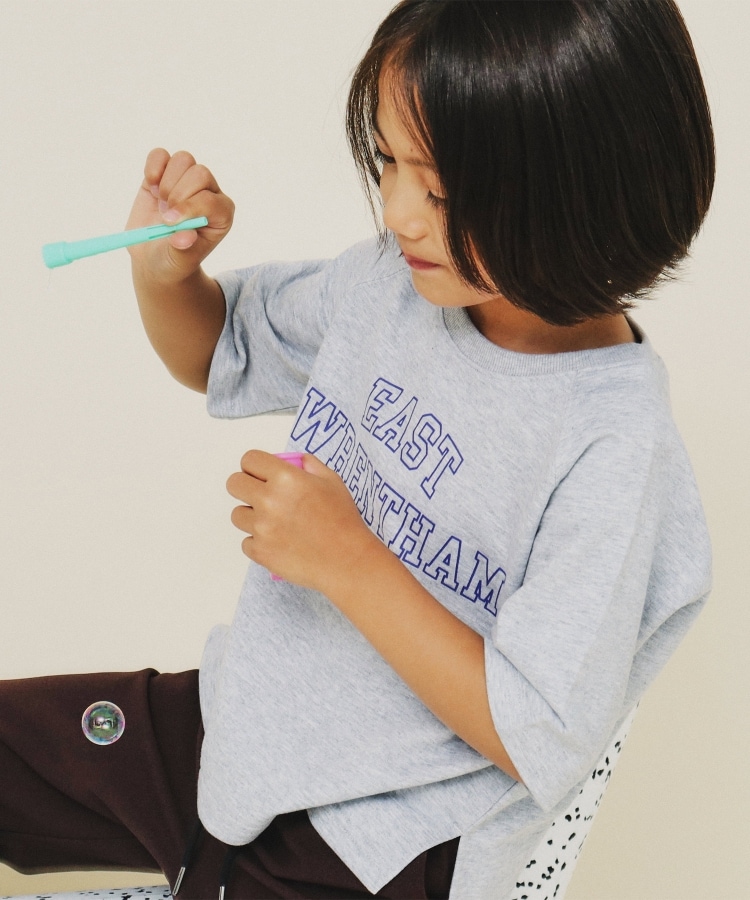 ザ ショップ ティーケー（キッズ）(THE SHOP TK(Kids))の【110-150】ミニ裏毛ロゴプルオーバー3