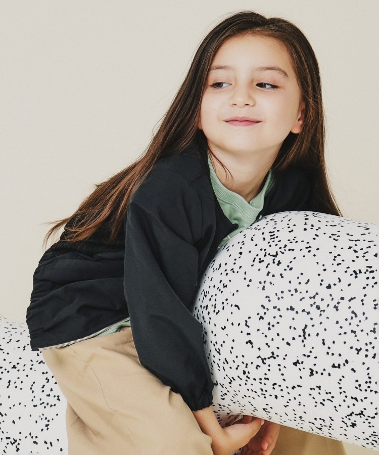 ザ ショップ ティーケー（キッズ）(THE SHOP TK(Kids))の【120-160/親子リンク】バックレースブルゾン/洗濯機OK3