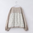 ザ ショップ ティーケー（キッズ）(THE SHOP TK(Kids))の【120-160/親子リンク】バックレースブルゾン/洗濯機OK11