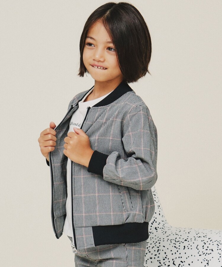ザ ショップ ティーケー（キッズ）(THE SHOP TK(Kids))の【120－160】リブブルゾン/洗濯機OK4