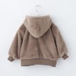 ザ ショップ ティーケー（キッズ）(THE SHOP TK(Kids))の【100－150】ファーフードジップブルゾン/洗濯機OK17