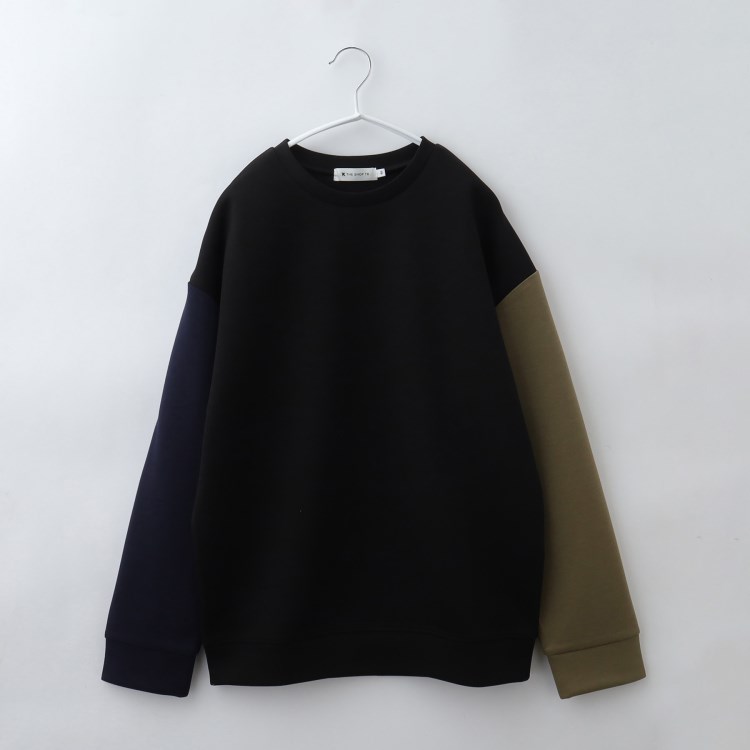 ザ ショップ ティーケー（キッズ）(THE SHOP TK(Kids))の【110-160】配色ダンボールプルオーバー/洗濯機OK カットソー