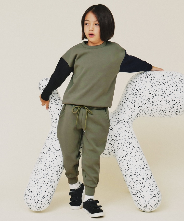 ザ ショップ ティーケー（キッズ）(THE SHOP TK(Kids))の【110-160】ダンボールジョガーパンツ/洗濯機OK4