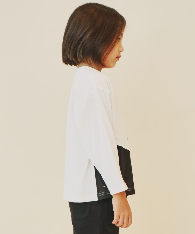 ザ ショップ ティーケー（キッズ）(THE SHOP TK(Kids))の【100－160】ブロッキング長袖カットソー/洗濯機OK5