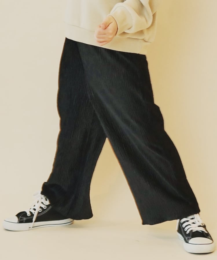 ザ ショップ ティーケー（キッズ）(THE SHOP TK(Kids))の【110－150】ベロアイージーパンツ/洗濯機OK3