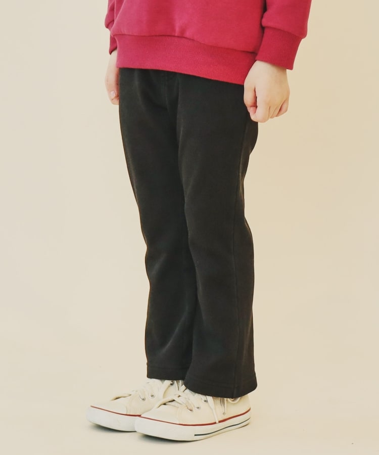 ザ ショップ ティーケー（キッズ）(THE SHOP TK(Kids))の【110－160/裏起毛】あったかのびーるフレアパンツ/洗濯機OK5