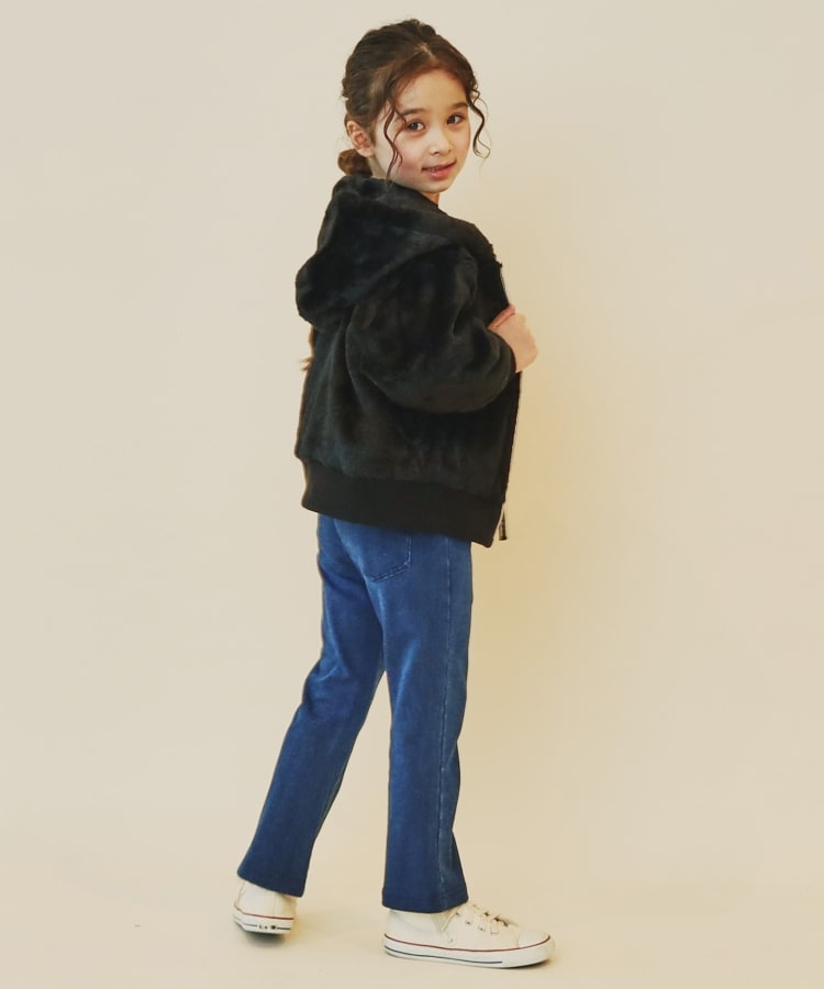 ザ ショップ ティーケー（キッズ）(THE SHOP TK(Kids))の【110－160/裏起毛】あったかのびーるフレアパンツ/洗濯機OK8