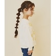 ザ ショップ ティーケー（キッズ）(THE SHOP TK(Kids))の【100－130/裏起毛】フラワー＆ラメロゴプルオーバー5