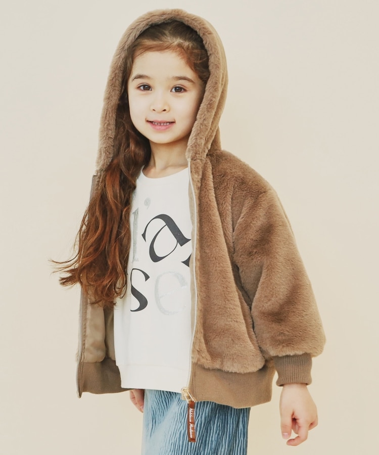 ザ ショップ ティーケー（キッズ）(THE SHOP TK(Kids))の【110-150/裏起毛】スパンコール＆パールデザインプルオーバー4