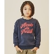 ザ ショップ ティーケー（キッズ）(THE SHOP TK(Kids))の【110-150/裏起毛】ぷっくりロゴプルオーバー/洗濯機OK ネイビー(094)
