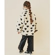 ザ ショップ ティーケー（キッズ）(THE SHOP TK(Kids))の【100-150】チェック＆ハート柄ボアブルゾン/洗濯機OK10