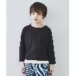 ザ ショップ ティーケー（キッズ）(THE SHOP TK(Kids))の【110-160/洗濯機で洗える】レイヤード風プルオーバー ブラック(019)