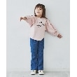 ザ ショップ ティーケー（キッズ）(THE SHOP TK(Kids))の【100-150/洗濯機で洗える】パフスリーブロゴプルオーバー2