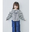 ザ ショップ ティーケー（キッズ）(THE SHOP TK(Kids))の【100-150/洗濯機で洗える】パフスリーブロゴプルオーバー13