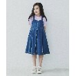 ザ ショップ ティーケー（キッズ）(THE SHOP TK(Kids))の【100-150/ママとおそろい】デニムワンピース1