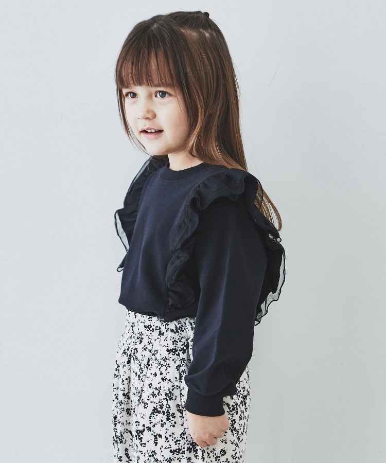 ザ ショップ ティーケー（キッズ）(THE SHOP TK(Kids))の【110-150】チュールフリルプルオーバー4