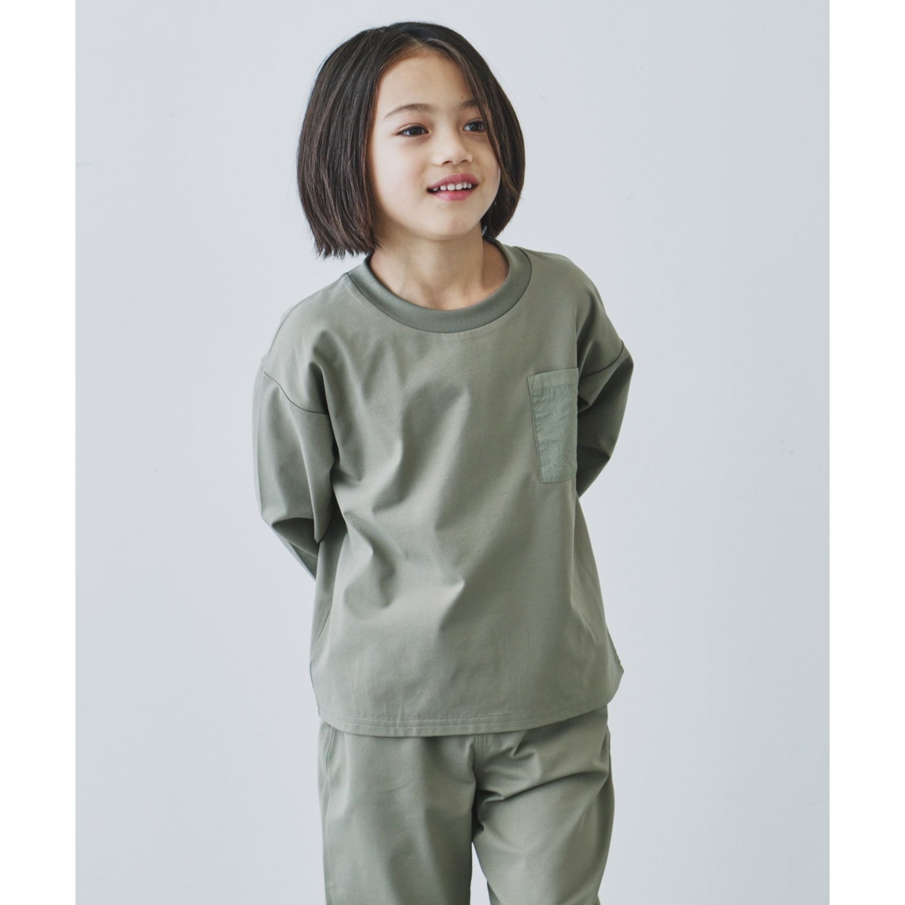 ザ ショップ ティーケー（キッズ）(THE SHOP TK(Kids))の【110-160】マルチファンクション長袖Tシャツ/吸水速乾・UV・イージーケア6