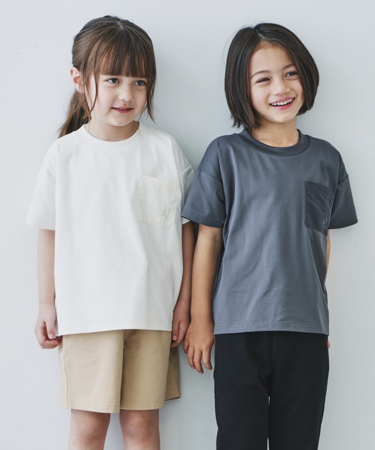 ザ ショップ ティーケー（キッズ）(THE SHOP TK(Kids))の【110-160】マルチファンクション半袖Tシャツ/吸水速乾・UV・イージーケア1