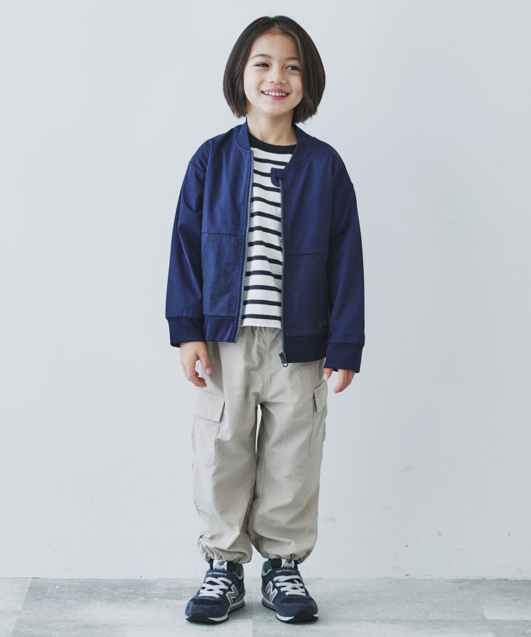 ザ ショップ ティーケー（キッズ）(THE SHOP TK(Kids))の【110-160】マルチファンクションZIPブルゾン/吸水速乾・UV・イージーケア4