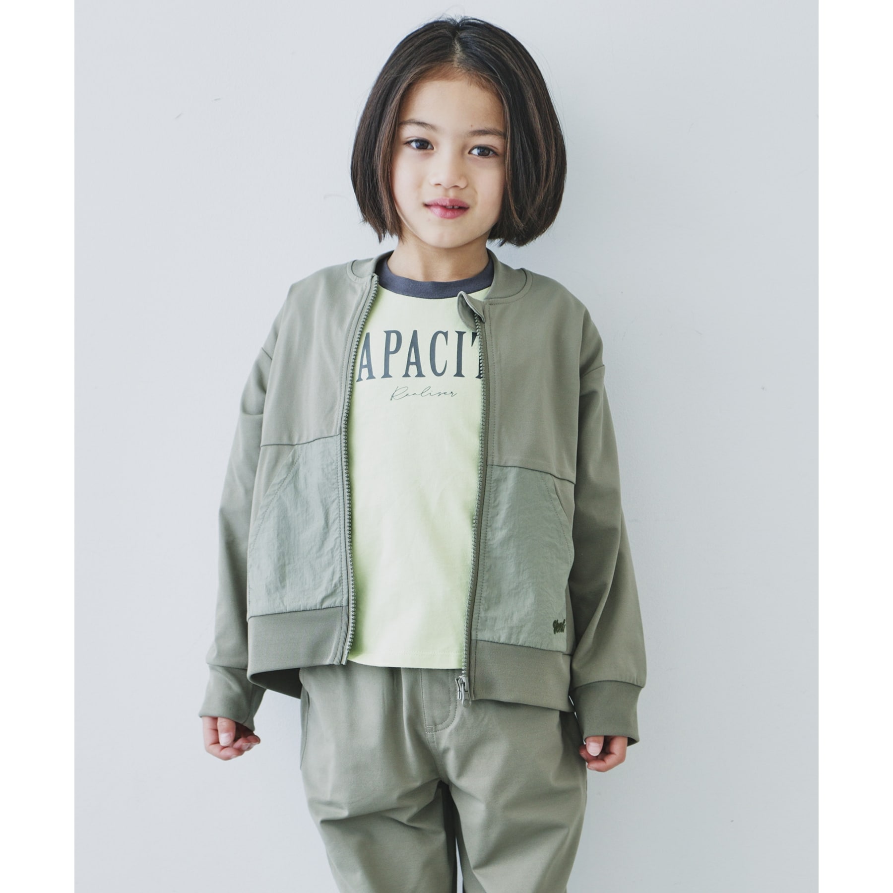 ザ ショップ ティーケー（キッズ）(THE SHOP TK(Kids))の【110-160】マルチファンクションZIPブルゾン/吸水速乾・UV・イージーケア6