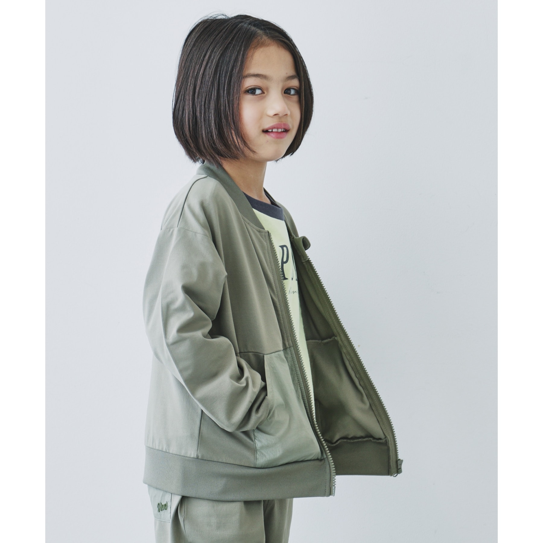 ザ ショップ ティーケー（キッズ）(THE SHOP TK(Kids))の【110-160】マルチファンクションZIPブルゾン/吸水速乾・UV・イージーケア8