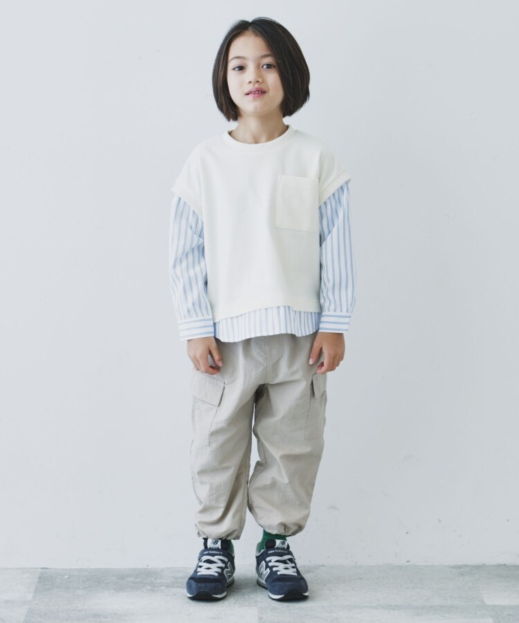 ザ ショップ ティーケー（キッズ）(THE SHOP TK(Kids))の【110-150】シャツレイヤード風プルオーバー2