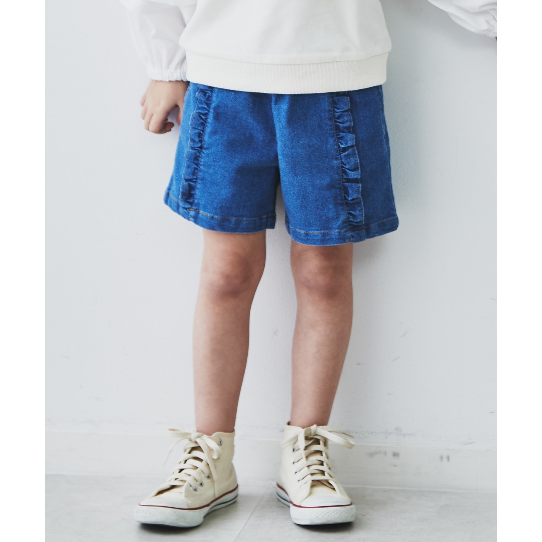 ザ ショップ ティーケー（キッズ）(THE SHOP TK(Kids))の【110-150】フリルキュロットパンツ3