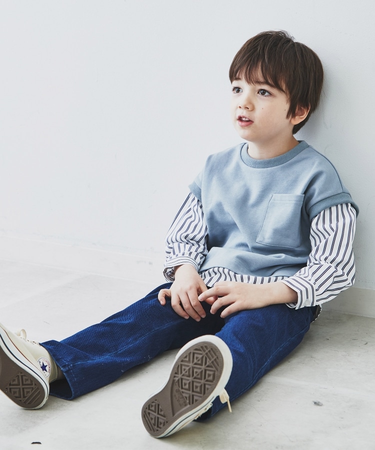 ザ ショップ ティーケー（キッズ）(THE SHOP TK(Kids))の【110-160/大人気のびーるパンツ】ストレート＆フレア22