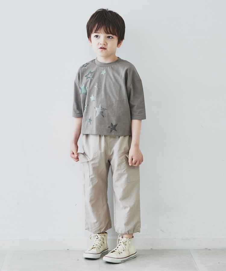 ザ ショップ ティーケー（キッズ）(THE SHOP TK(Kids))の【110-150】オーガニックコットン七分袖Tシャツ2