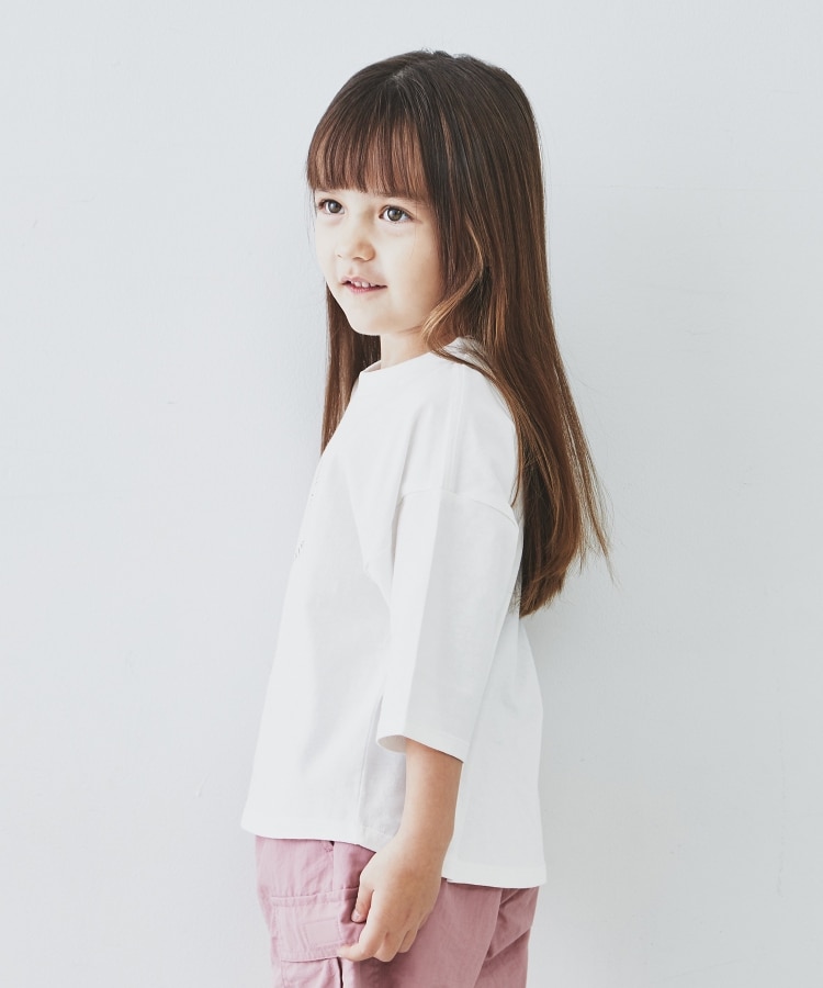 ザ ショップ ティーケー（キッズ）(THE SHOP TK(Kids))の【110-150】オーガニックコットン七分袖Tシャツ7