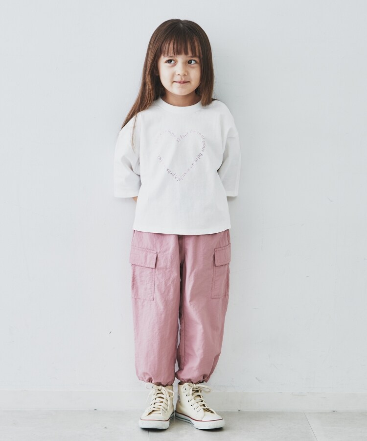 ザ ショップ ティーケー（キッズ）(THE SHOP TK(Kids))の【110-150】オーガニックコットン七分袖Tシャツ5