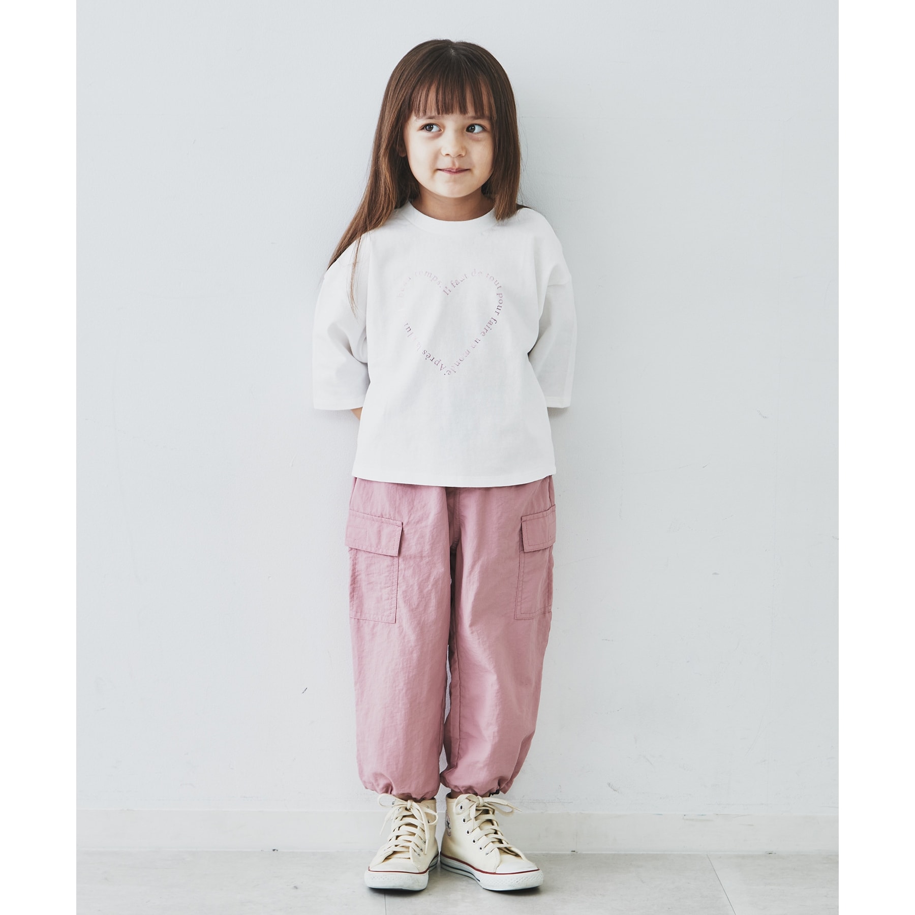 ザ ショップ ティーケー（キッズ）(THE SHOP TK(Kids))の【110-150】オーガニックコットン七分袖Tシャツ5