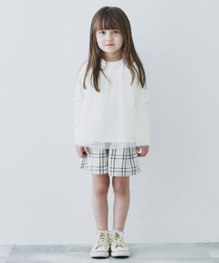 ザ ショップ ティーケー（キッズ）(THE SHOP TK(Kids))の【110-150】チュールドッキング長袖Tシャツ5