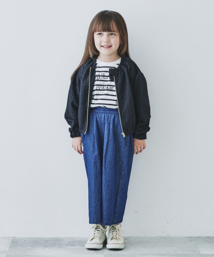 ザ ショップ ティーケー（キッズ）(THE SHOP TK(Kids))の【110-150/ママとおそろい風】花柄＆デニム スカートパンツ10