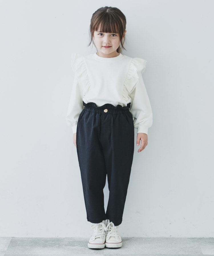 ザ ショップ ティーケー（キッズ）(THE SHOP TK(Kids))の【110-150】ウエストフリルハイパーストレッチパンツ4