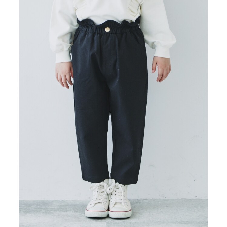 ザ ショップ ティーケー（キッズ）(THE SHOP TK(Kids))の【110-150】ウエストフリルハイパーストレッチパンツ フルレングスパンツ