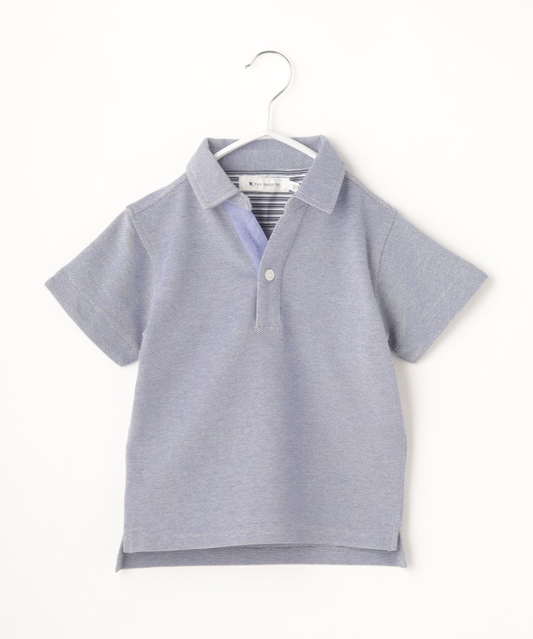 ザ ショップ ティーケー（キッズ）(THE SHOP TK(Kids))の【110-150/パパとおそろい】カノコポロシャツ10