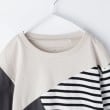 ザ ショップ ティーケー（キッズ）(THE SHOP TK(Kids))の【100-150】斜めブロッキング長袖Tシャツ/洗濯機OK9