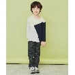 ザ ショップ ティーケー（キッズ）(THE SHOP TK(Kids))の【100-150】斜めブロッキング長袖Tシャツ/洗濯機OK1